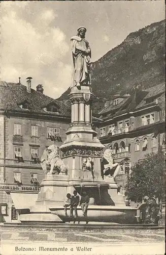 Bolzano Monumento a Walter Kat. Bolzano