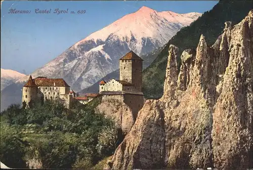 Merano Castel Tyrol m 639 Kat. Merano