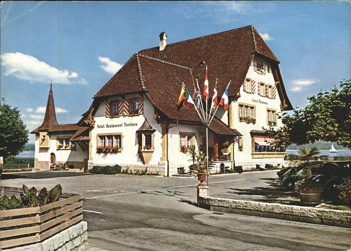 Twann Restaurant zur Ilge Zum durstigen Moechlein Kat. Twann Nr