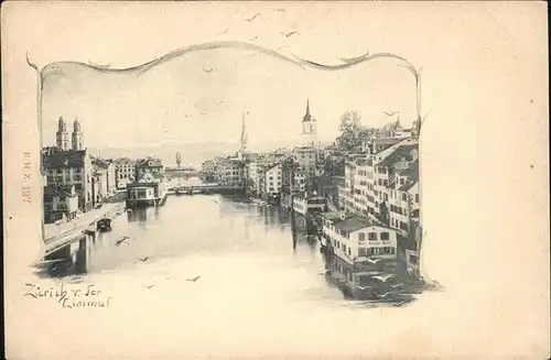 Zuerichsee Bruecke / Zuerich /Bz. Zuerich City