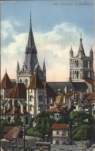 Lausanne VD Cathedrale / Lausanne /Bz. Lausanne City