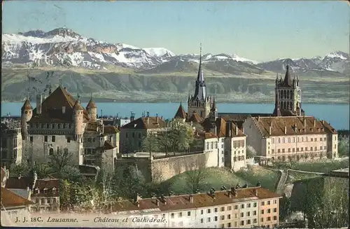 Lausanne VD Chateau Cathedrale / Lausanne /Bz. Lausanne City