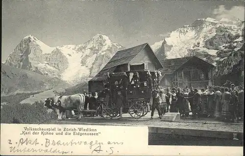 Wiedikon Volksschauspiel  Kuhkarren Kat. Zuerich