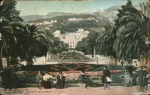 Monte-Carlo Perspective des Jardins Kat. Monte-Carlo