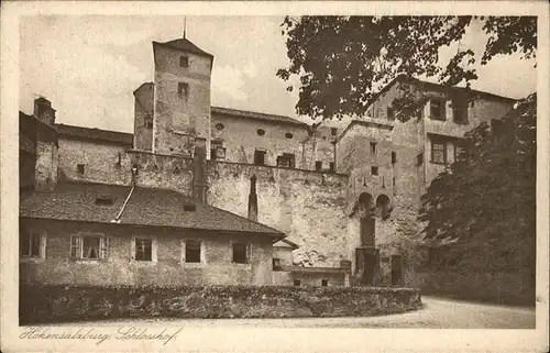 Hohensalzburg Hohensalzburger Schlosshof Kat. Salzburg