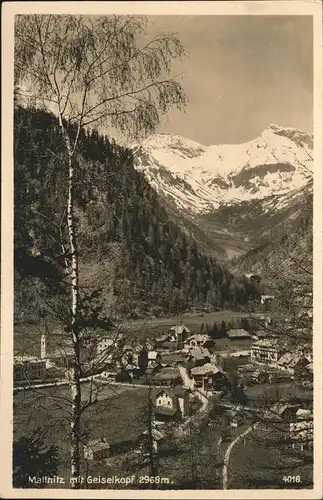 Mallnitz Kaernten Geiselkopf Kat. Mallnitz