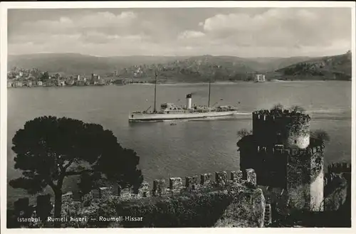 Istanbul Constantinopel Rumeli hisari Dampfer / Istanbul /