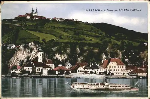 Marbach Donau Maria Taferl Schiff Kat. Marbach an der Donau