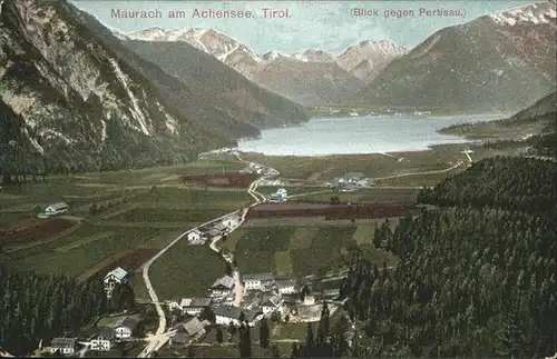 Maurach Tirol Luftbild Pertisau Kat. Eben am Achensee