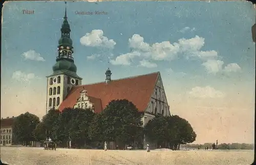 Tilsit Ostpreussen Deutsche Kirche Kat. Sowetsk