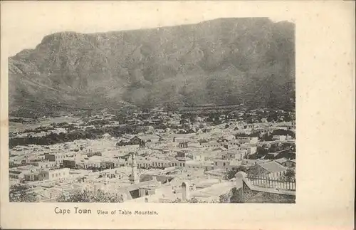 wz48501 Cape Town Kaapstad Kapstadt Table Mountain Kategorie. Cape Town Alte Ansichtskarten