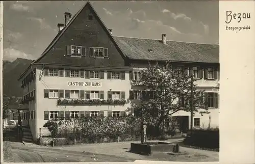 Bezau Gasthof zur Gams Kat. Bezau