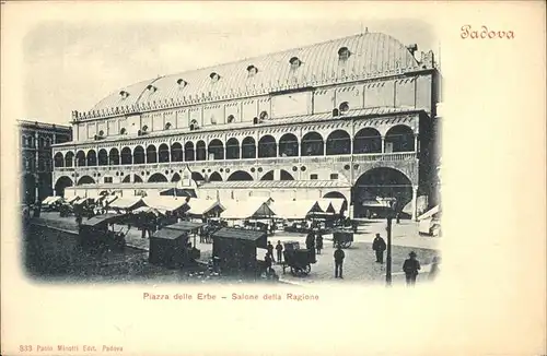 Padova Piazza della Erbe Kat. Padova