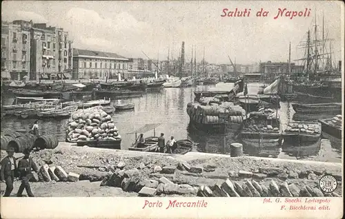 Napoli Porto Mercantile Hafen Kat. Napoli