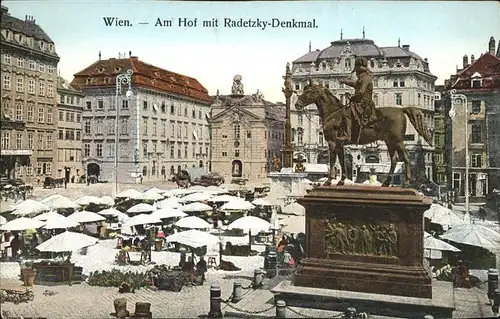 Wien Am Hof Radetzky-Denkmal Kat. Wien