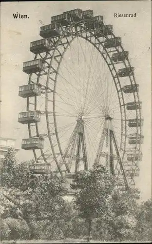 Wien Riesenrad Kat. Wien