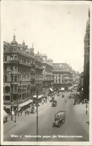 Wien Stefansplatz Totenturmstrasse Kat. Wien