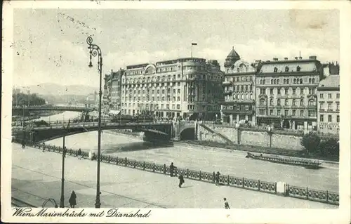 Wien Marienbruecke Dianabad Kat. Wien
