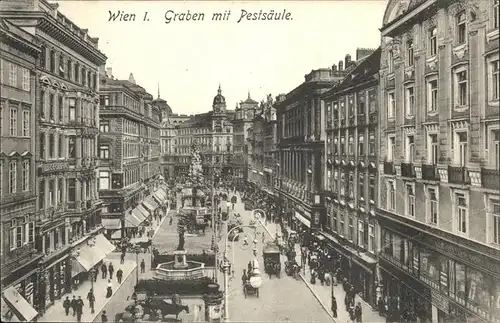 Wien Graben Pestsaeule Kat. Wien