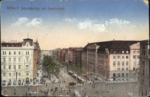 Wien Schottenring Bankverein Kat. Wien