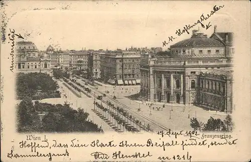 Wien Franzensring Kat. Wien