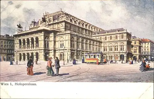 Wien Hofopernhaus Kat. Wien