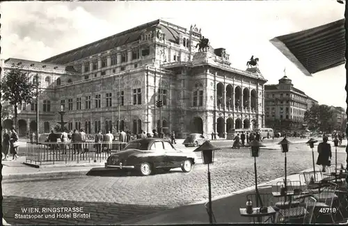 Wien Ringstrasse Staatsoper Hotel Bristol Kat. Wien