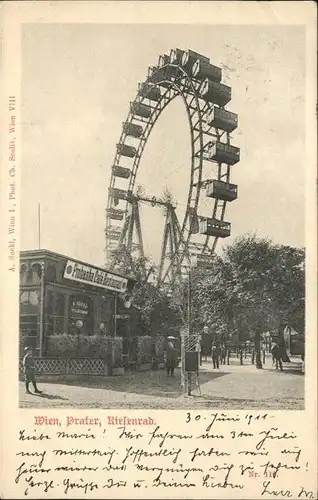 Wien Prater Riesenrad Kat. Wien