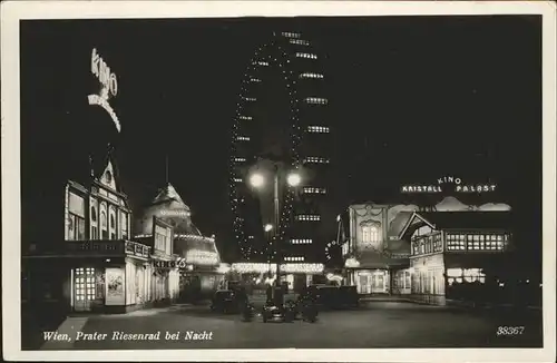 Wien Prater Riesenrad Nacht Kat. Wien