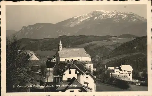 St Corona Wechsel Schneeberg Kat. St. Corona am Wechsel