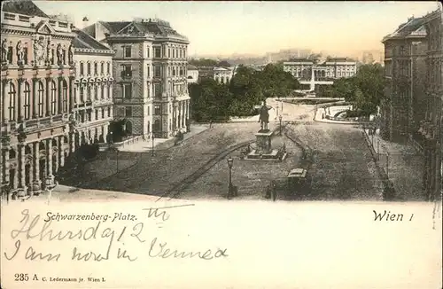 Wien Schwarzenberg-Platz Kat. Wien