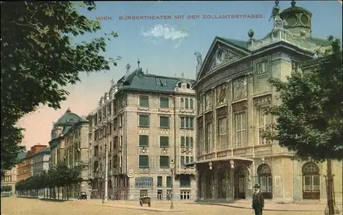 Wien Buergertheater Zollamtsstrasse Kat. Wien