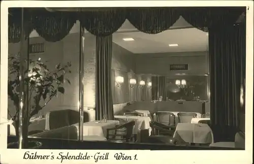 Wien Huebner s Splendide-Grill Kat. Wien