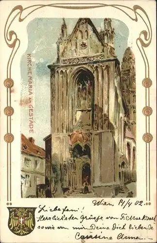 Wien Kirche Maria am Gestade Praegedruck Kat. Wien