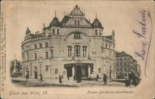 Wien Kaiser-Jubilaeums-Stadttheater Kat. Wien
