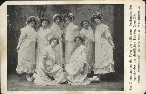 Wien Apostolat der christlichen Tochter Gruppenbild Kat. Wien