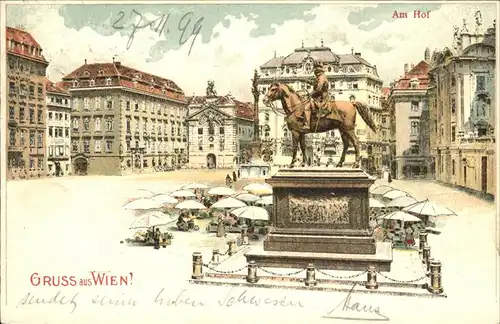 Wien Am Hof Kat. Wien