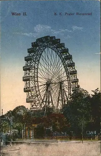 Wien Oesterreich Prater Riesenrad Kat. Wien