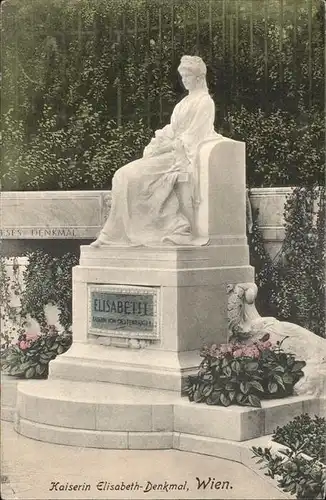 Wien Oesterreich Kaiserin Elisabeth Denkmal Kat. Wien