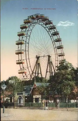 Wien Oesterreich Prater Riesenrad Kat. Wien