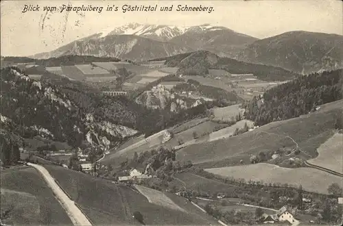 Schneeberg Oesterreich Parapluiberg Goestritztal