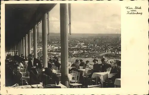 Wien Oesterreich Kahlenberg Terassencafe Kat. Wien