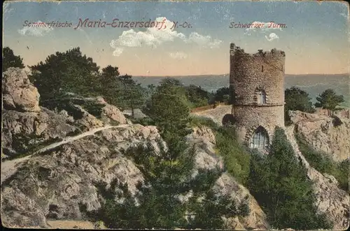 Maria Enzersdorf Schwarzer Turm Sommerfrische Kat. Maria Enzersdorf