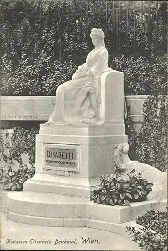 Wien Oesterreich Kaiserin Elisabeth Denkmal Kat. Wien