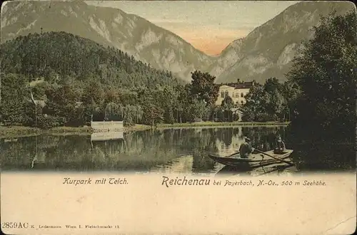 Reichenau Kaernten Payersbach Kurpark Teich Kat. Reichenau