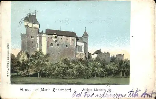 Maria Enzersdorf Schloss Liechtenstein Kat. Maria Enzersdorf