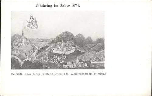 Mariabrunn Tirol Ottakring Ottaring 1674 Kirche Friedhof / Innsbruck /Innsbruck