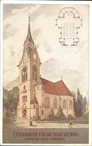 Liesing Pfarrkirche Josef Schrankel  Kat. Wien