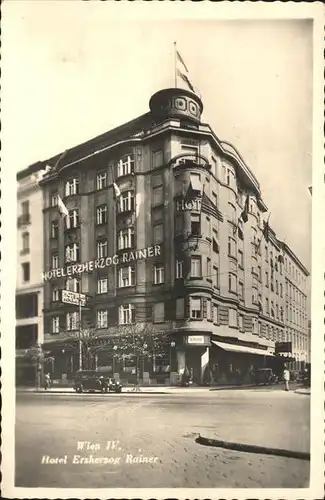 Wien Oesterreich Hotel Erzherzog Rainer Kat. Wien