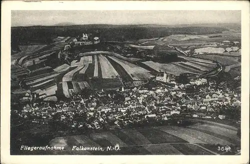 wz50568 Falkenstein Niederoesterreich Flugaufnahme Burg Kategorie. Falkenstein Alte Ansichtskarten